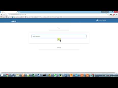Django quiz app