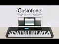 Casiotone usage as a MIDI Keyboard | CASIO