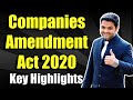 Companies Amendment Act 2020 | Key Highlights