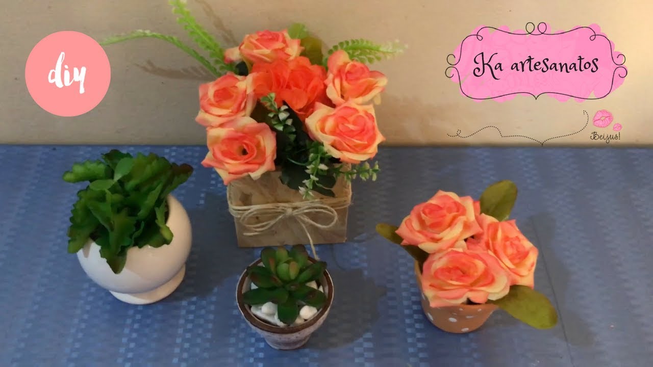 Faça você mesmo Arranjos de flores artificiais – decoração casa- Artesanato  - DIY - thptnganamst.edu.vn