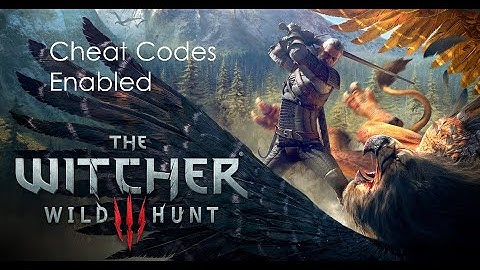 How to activate CHEAT CODES in The Witcher 3 | Gameplay | Easy access.
