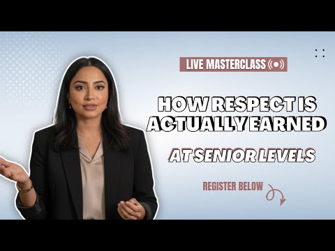 How Respect Is Actually Earned At Senior Levels 