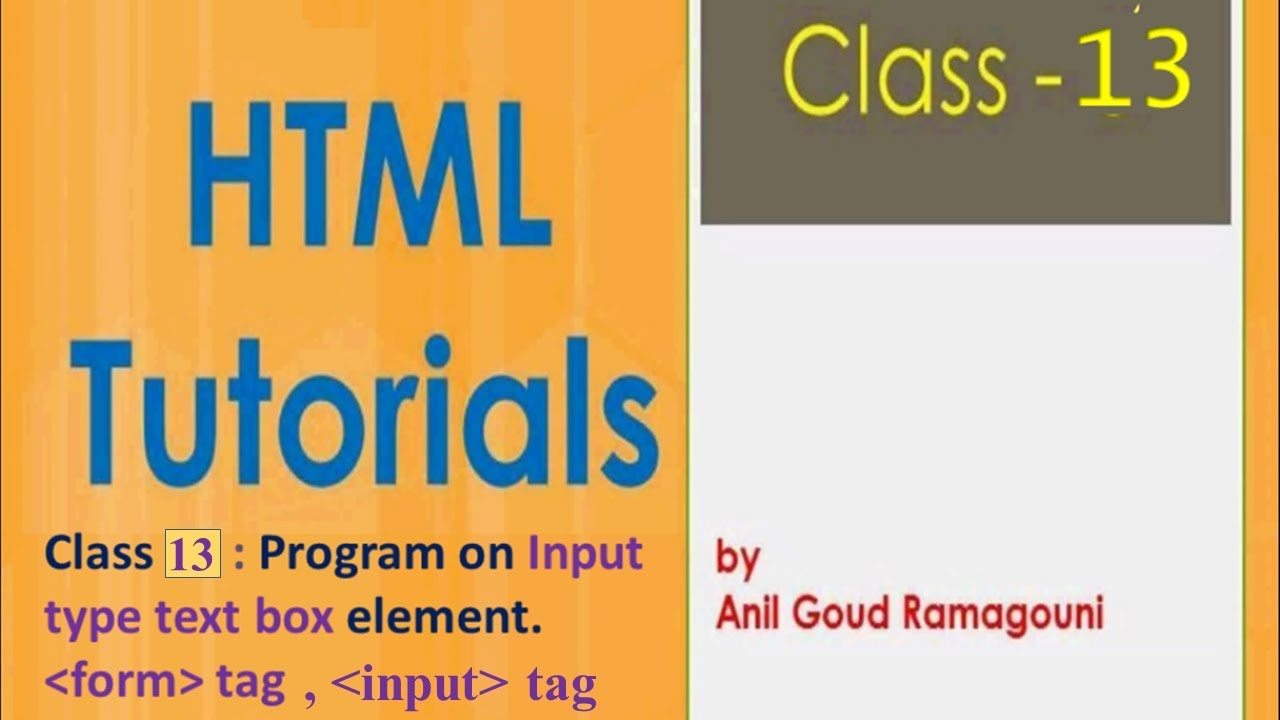 What is an input tag in HTML How we create an input tag in HTML - CLASS ...
