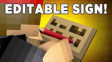 How to Edit Signs That Are Already Placed! (No Commands) | Minecraft Plugin Tutorial