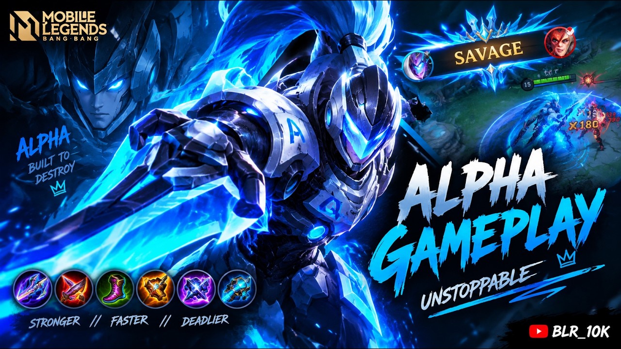 ALPHA IS A BEAST 🔥 UNSTOPPABLE ALPHA GAMEPLAY 😈 | MLBB - YouTube