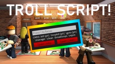Work At A Pizza Place Troll Script Showcase | Work At A Pizza Place | ROBLOX EXPLOITING