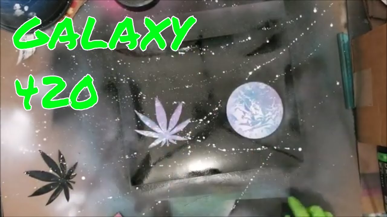 Galaxy 420 Spray Paint Art