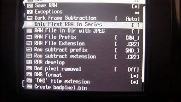 Canon Powershot SX40 HS tutorial: Step Twenty Three - Using CHDK to take RAW images.