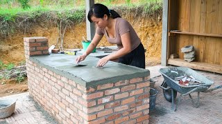 Download Lagu Simple Tools, Real Strength — Building a Rustic Brick Kitchen | Quantum Tech HD MP3
