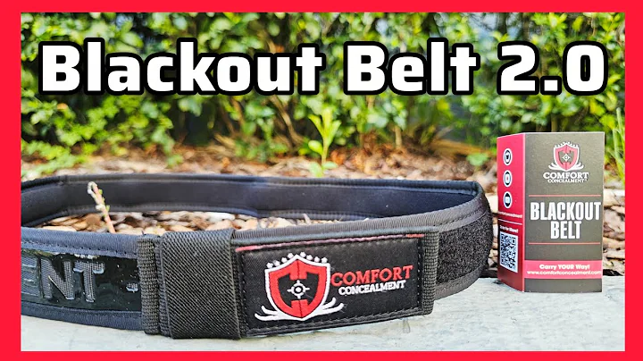 Carrying a gun without belt loops - Comfort Concealment Blackout Belt 2.0 - EDC - Orlando Instructor