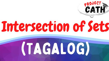 Intersection of Sets | Tagalog Tutorial Video