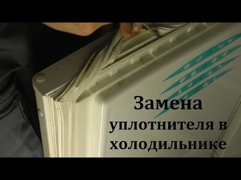 Замена уплотнителя двери холодильника своими руками