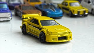 Tiny Model Cars Closely Shown