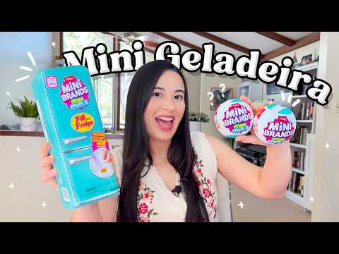 The most viral mini fridge ever!! I showed everything 😍