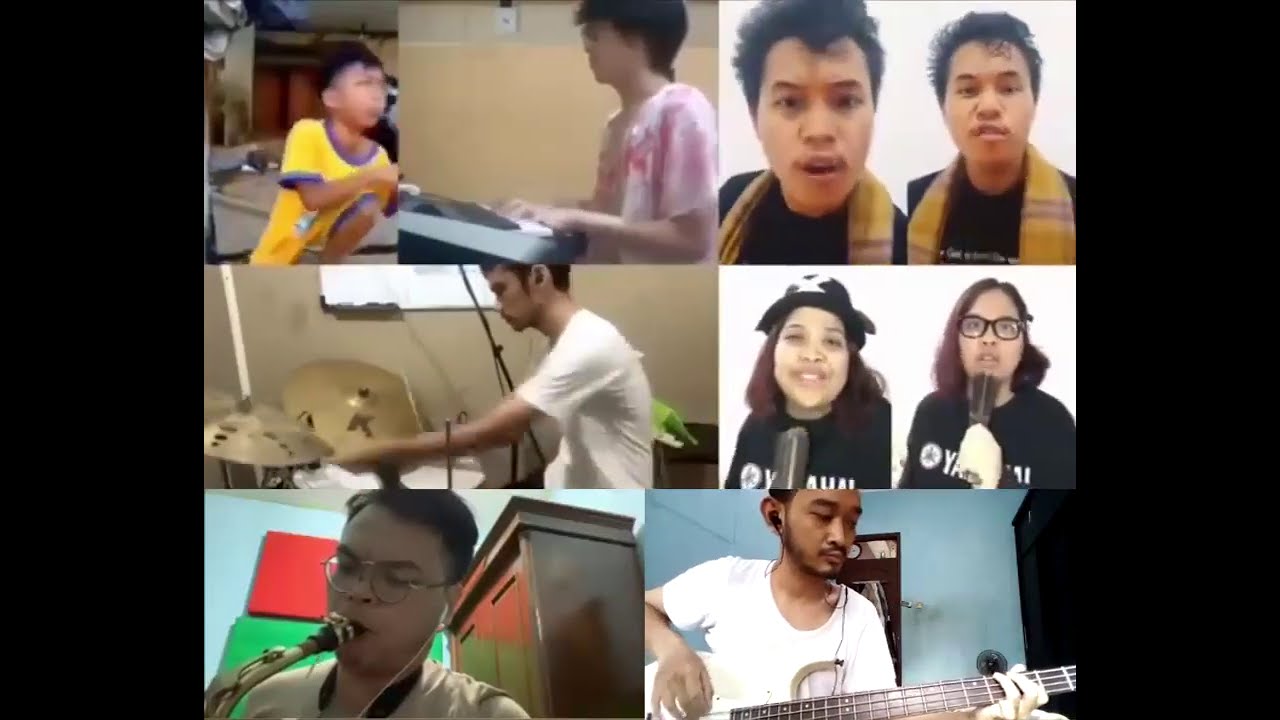 Bocah nangis kalah main layangan (Full band: Piano, Saxophone, Choir, Bass and Drum)