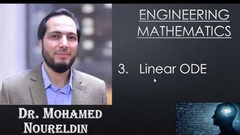 3-Linear differential equations-Dr. Noureldin