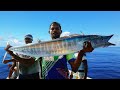 Back to Back Wahoo Fish Caught in the Deep Sea