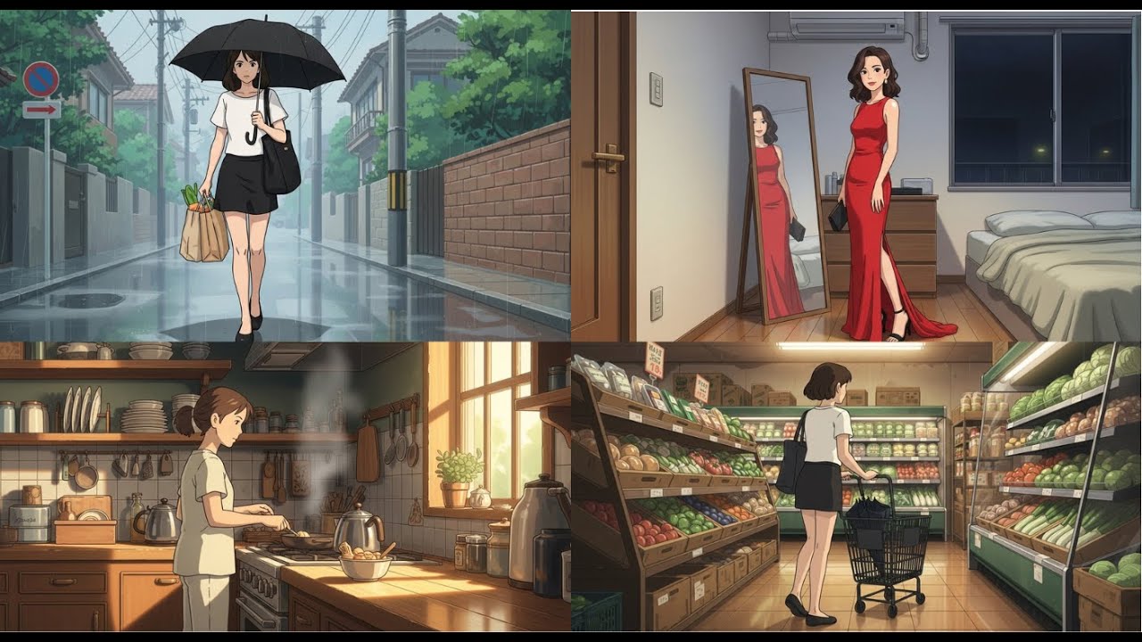 An Animated Day in My Life | Quiet Moments, Living Alone & a Silent Dinner