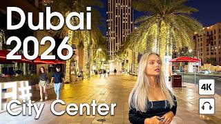 Dubai 🇦🇪 Downtown & JBR Luxury Walk | 4K Walking Tour Compilation
