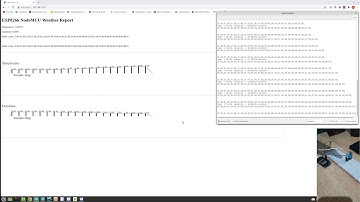 ESP8266 + DHT11 + Web server