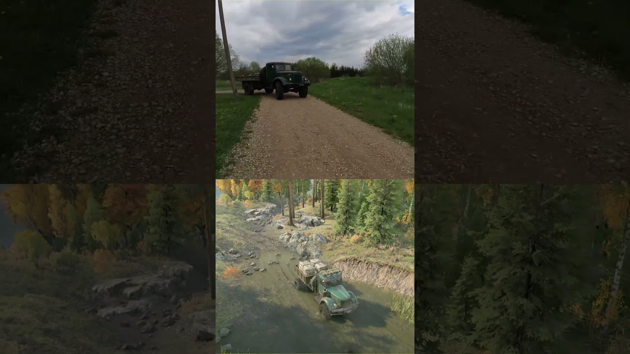 Snowrunner Trucks VS Real Life - Zikz 566A 