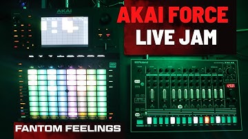 Fantom Feelings - Live Jam Acid Vocals (Akai Force & Roland TR8)
