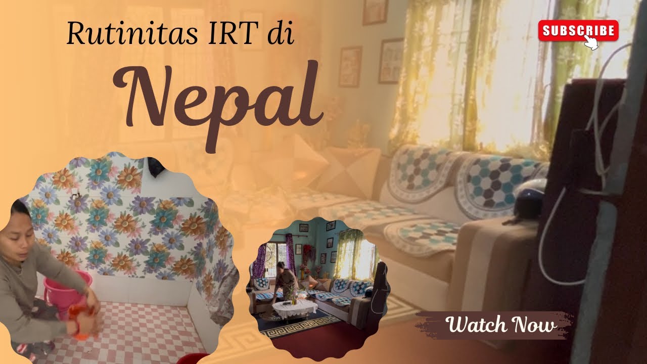 Bersih Bersih Rumah orang Nepal || Rumah ku Istana ku…😊|| #adayinmylife #minivlog 