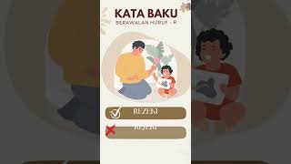 Kata Baku Berawalan Huruf  R shorts bahasaindonesia katabaku