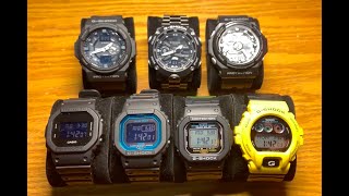 G-Shock Monday!  - DW-5600BBN, DW-B5600-2, G-5600E, G-6900A, GA-2000, GA-150, GA-300