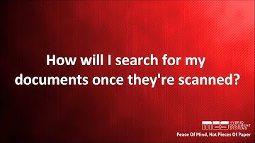 Questions About Document Scanning Services