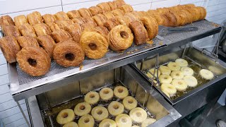 Donut evolution! fried croissant donuts, cronut -Korean street food