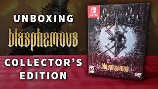 Unboxing BLASPHEMOUS Collector's Edition (Limited Run Games)