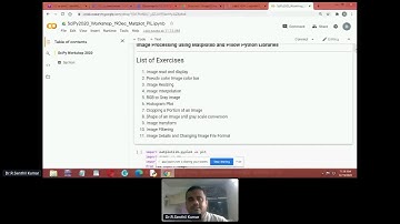 Digital Image Processing using Google Colab
