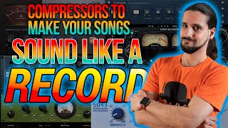 6 Bus Compressors that will make your song SOUND LIKE A RECORD #buscompressors #gluecompressors