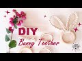 DIY Macramee Kaninchen Baby Teether/Spielzeug ~ Easy Macrame Bunny Teether Toy