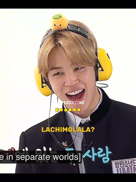 Lachimolala or Tony Montana? 😂 #runbts #moment #jimin