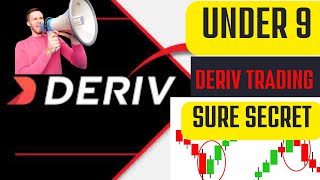 OVER/UNDER DERIV UNDER 9 100% WIN SURE STRATEGY USE THIS TO GROW YOUR SMALL ACCOUNTS TO GOOD PROFITS