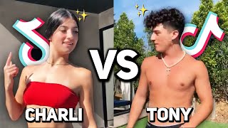 Charli D'Amelio VS Tony Lopez TikTok Compilation ~ Tik Tok Dances 2020