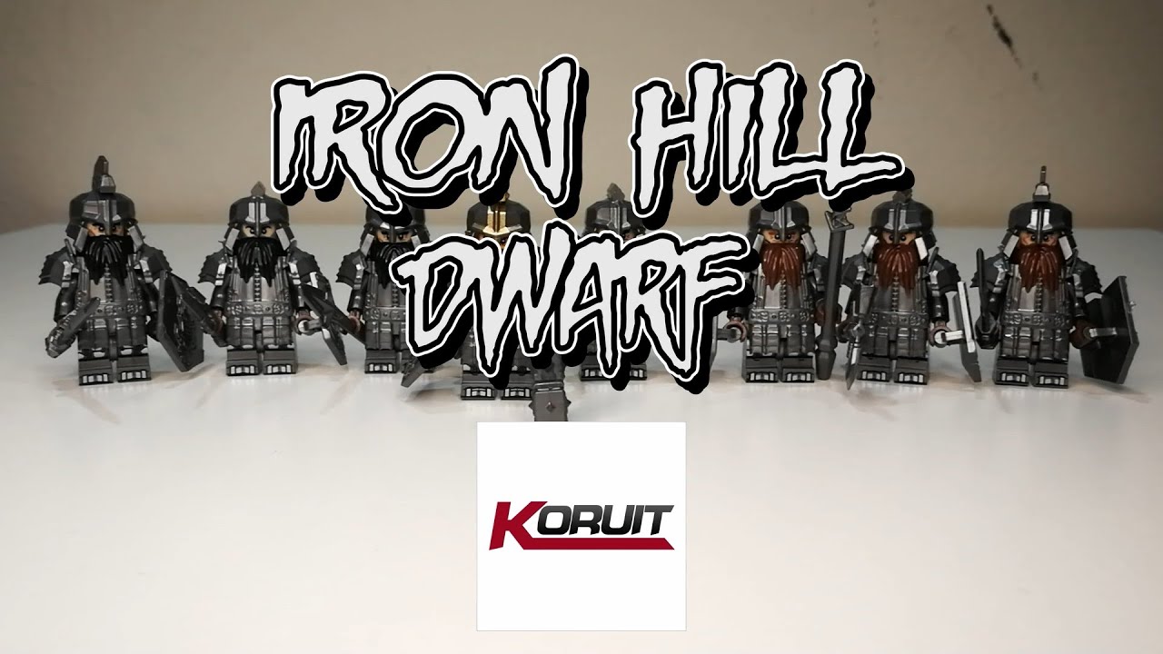 Минифигурки гномов из Коруита, Железный Холм - KT1040