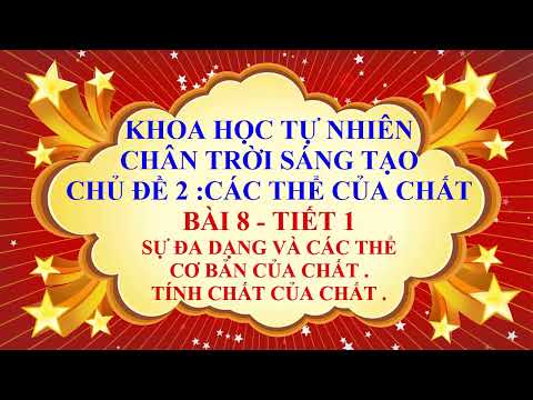 Video KHOA HỌC TỰ NHIÊN LỚP 6 - CHÂN TRỜI SÁNG TẠO - CĐ 2 -... - YouTube