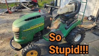 John Deere L110 Gas Tank Replacement