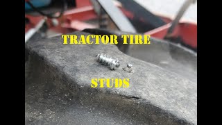 Tractor Tire Studs THE GOOD AND THE BAD