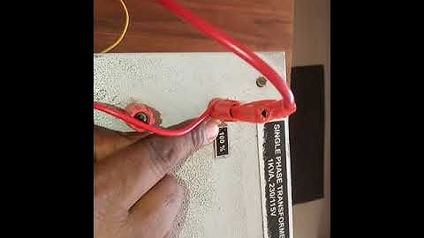 PR. NO.  09: BACK TO BACK TEST ON TWO IDENTICAL  1 PHASE TRANSFORMERS.