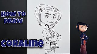How To Draw Caroline | Caroline | Step by Step #drawing #coraline #halloweendrawing
