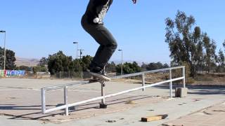 CLIP OF THE DAY | Perfect Up-Rail Feeble Kickflip Out
