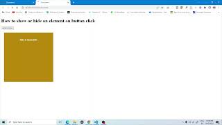 Hide Element On ButtonClick | click event javascript #javascript #frontendchallenge