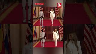 Melania Trump Makes Striking Entrance with Humanoid Robot Figure