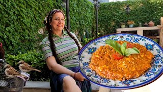 Best Eggplant Dish Ever 🍆 Mirza Ghasemi, Turkish &Persian village food