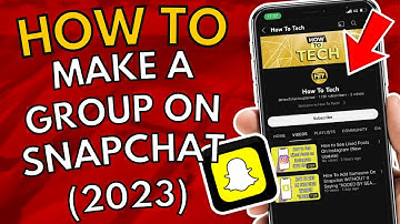 How To Make A Group On Snapchat (2023)