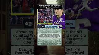 NFL Faces Backlash Over ‘Cablegate’ After Vikings Kick Misses Due to Camera Wire #news #nfl